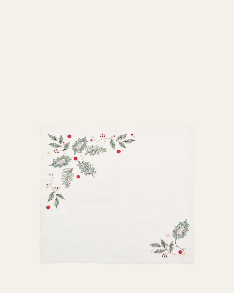 Holly and Sprig Napkin